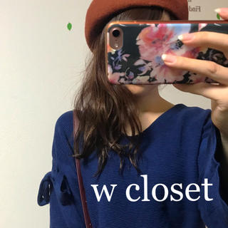 ダブルクローゼット(w closet)の☆w closet☆ダブルクローゼット  Ｖネックカットソー(カットソー(長袖/七分))