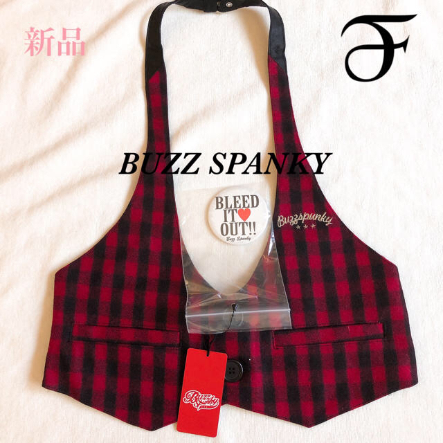 BUZZ SPUNKY(バズスパンキー)の最終値下げ！4月末まで！新品 チェック ベスト7 レディースのトップス(ベスト/ジレ)の商品写真