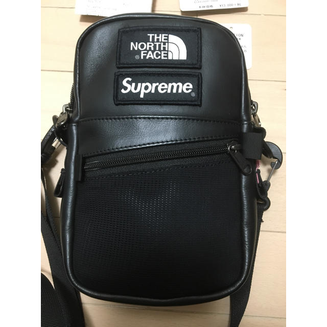 Supreme TNF Leather Shoulder Bag