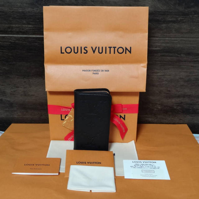 LOUIS VUITTON - ルイ ヴィトン モノグラム アンプラント レザー フォリオ iPhone Xの通販 by hyper.com shop｜ルイヴィトンならラクマ