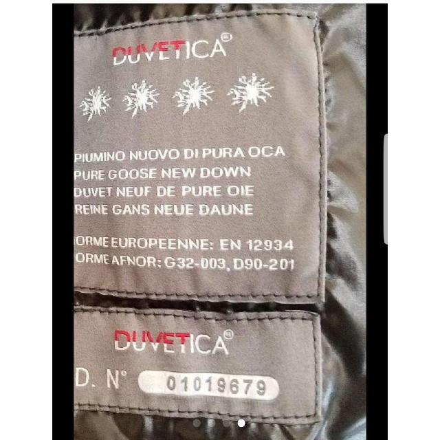 【セール】DUVETICA ダウンジャケット 38 色褪せあり 農作業に最適!