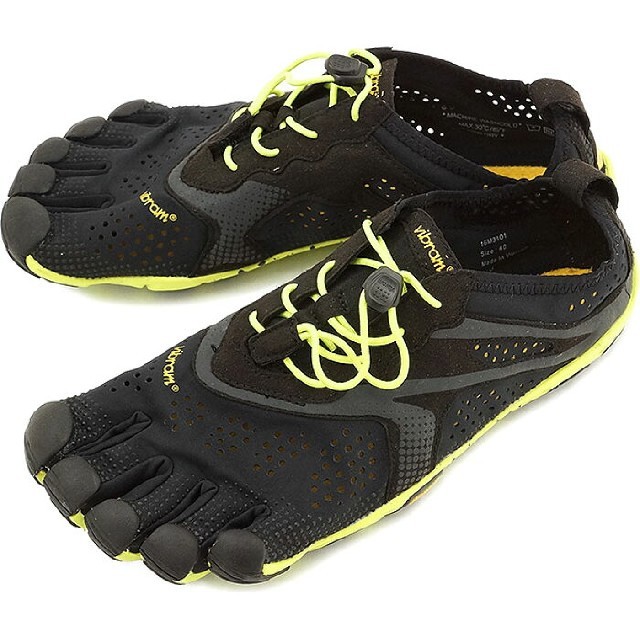 vibram - ビブラムファイブフィンガーズ V-Run ブラック×イエロー M43の通販 by n.yama's shop｜ビブラムならラクマ