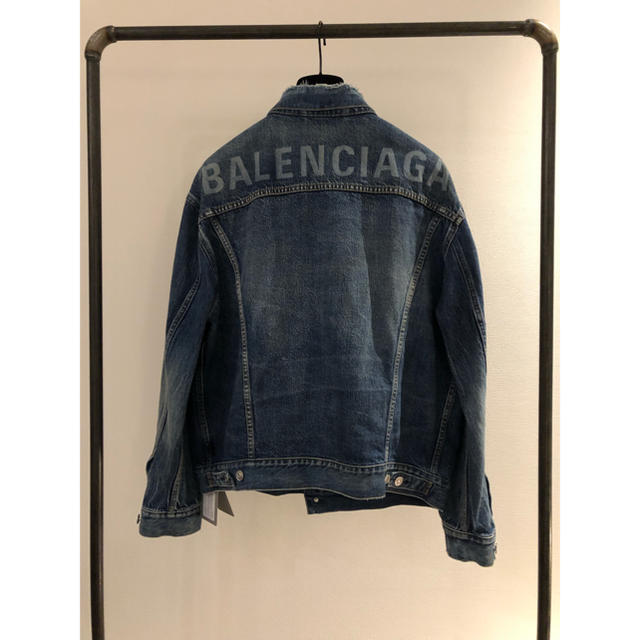 新品未使用 BALENCIAGA ロゴ デニムジャケット Gジャン