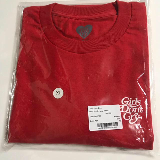 Tシャツ/カットソー(半袖/袖なし)希少XL Girls don't cry Tシャツ