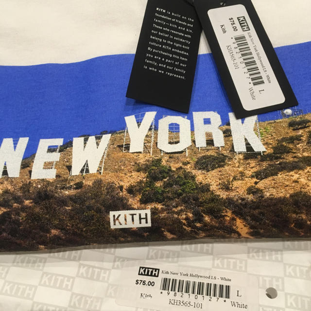 Lサイズ KITH NEW YORK HOLLYWOOD L/S TEE メンズのトップス(Tシャツ/カットソー(七分/長袖))の商品写真