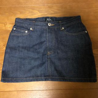 アーペーセー(A.P.C)の【値下げ】アーペーセー　A.P.C デニムミニスカート　デニム(ミニスカート)