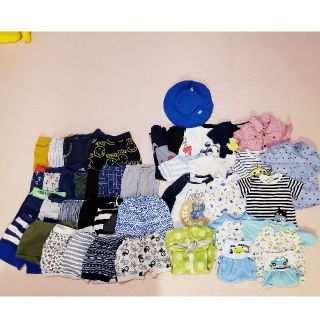 ベビーギャップ(babyGAP)の子供服　まとめ売り41点　男の子80～100cm(春夏秋)(Ｔシャツ)