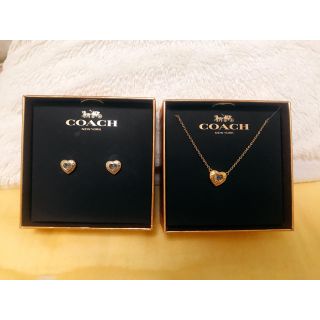 コーチ(COACH)のCOACH ネックレス ピアス セット(ピアス)