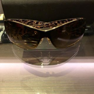 ドルチェアンドガッバーナ(DOLCE&GABBANA)のドルガバ レオパード サングラス(サングラス/メガネ)