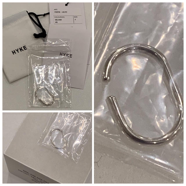 HYKE - HYKE ハイク 新品 イヤーカフ シルバー hyke イヤリング HYKE - HYKE ハイク 新品 イヤーカフ シルバー hyke イヤリング