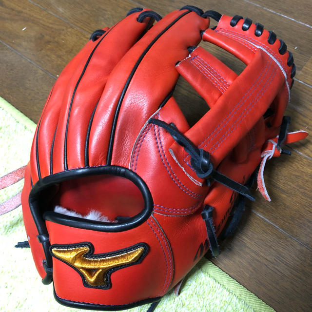 MIZUNO(ミズノ)のT.4様 ミズノプロ 軟式 内野手用オーダーグローブ K型 スポーツ/アウトドアの野球(グローブ)の商品写真