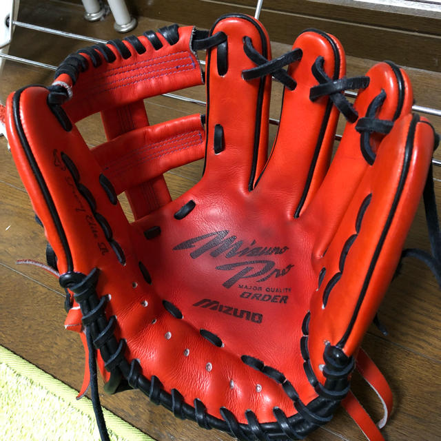 MIZUNO(ミズノ)のT.4様 ミズノプロ 軟式 内野手用オーダーグローブ K型 スポーツ/アウトドアの野球(グローブ)の商品写真