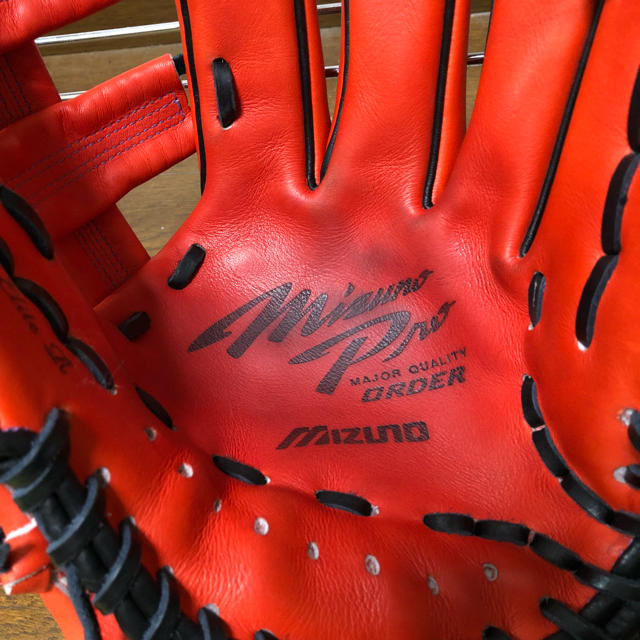 MIZUNO(ミズノ)のT.4様 ミズノプロ 軟式 内野手用オーダーグローブ K型 スポーツ/アウトドアの野球(グローブ)の商品写真
