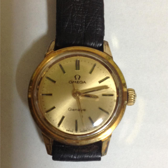 最終値下げOMEGA ジュネーブ レディース腕時計 USED 手巻きファッション小物