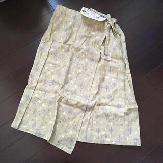 ニシマツヤ(西松屋)のオーガニックコットン 巻きスカート(ひざ丈スカート)