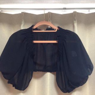 黒のドレス用羽織り(ボレロ)