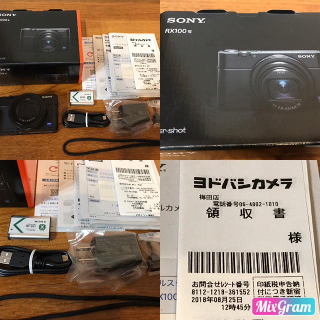 SONY(ソニー)のSONY RX100 M6 保証残有 シャッター数極少 美品 スマホ/家電/カメラのカメラ(コンパクトデジタルカメラ)の商品写真