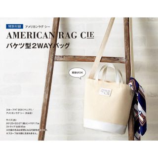 アメリカンラグシー(AMERICAN RAG CIE)のotona MUSE付録AMERICAN RAG CIE バケツ型2WAYトート(トートバッグ)