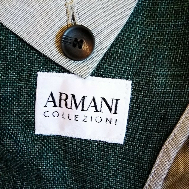 ARMANI COLLEZIONI(アルマーニ コレツィオーニ)のARMANI麻のジャケット メンズのジャケット/アウター(テーラードジャケット)の商品写真