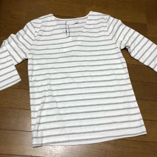 セシルマクビー(CECIL McBEE)のタグ付き新品未使用 ボーダー 七分袖 ロンT(Tシャツ(長袖/七分))