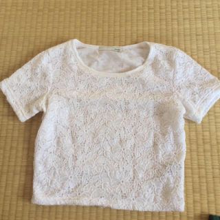 マウジー(moussy)のショート丈トップス(Tシャツ(半袖/袖なし))