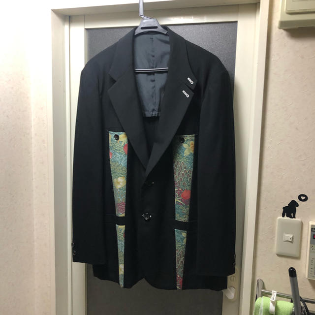 Yohji Yamamoto(ヨウジヤマモト)のyohjiyamamoto ジャケット 2B 和柄 花 メンズのジャケット/アウター(テーラードジャケット)の商品写真