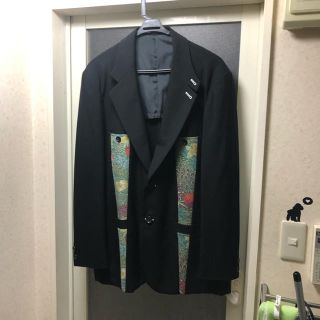 ヨウジヤマモト(Yohji Yamamoto)のyohjiyamamoto ジャケット 2B 和柄 花(テーラードジャケット)