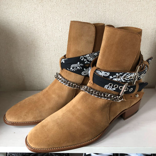 AMIRI Bandana Buckle Boot 44