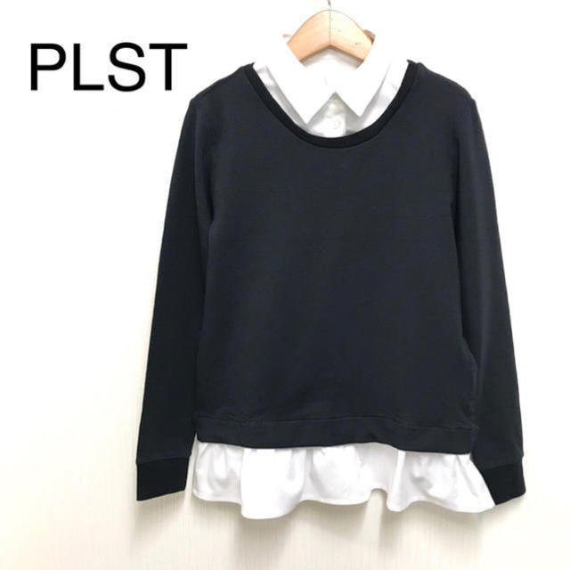 PLST(プラステ)の美品✨ プラステ スウェット シャツ プルオーバー レディースのトップス(シャツ/ブラウス(長袖/七分))の商品写真