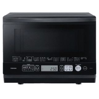 トウシバ(東芝)の☆新品☆スチームオーブンレンジ 石窯ドーム 26L ブラック　ER-SD70-K(電子レンジ)