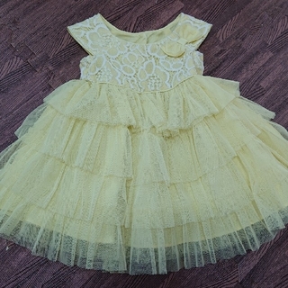 コストコ(コストコ)の黄色のかわいいドレス(ドレス/フォーマル)