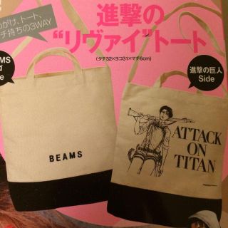 ビームス(BEAMS)のViVi付録 進撃の巨人 トートバッグ(トートバッグ)