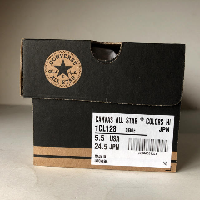 CONVERSE(コンバース)の新品 コンバースオールスターカラーズ  HI ベージュ 24.5cm レディースの靴/シューズ(スニーカー)の商品写真