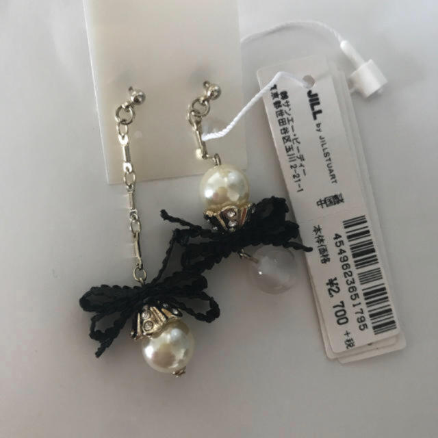 JILL by JILLSTUART(ジルバイジルスチュアート)の✨美品✨ JILL パールリボン ピアス レディースのアクセサリー(ピアス)の商品写真