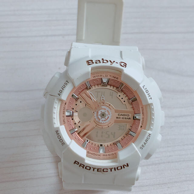 Baby-G(ベビージー)のbaby-G ホワイト レディースのファッション小物(腕時計)の商品写真