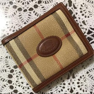 バーバリー(BURBERRY)のBurberry 二つ折りミニ財布 正規品(財布)