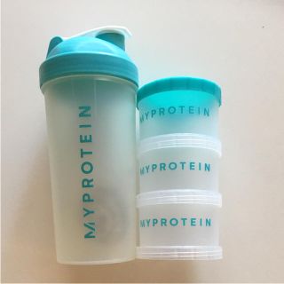 マイプロテイン(MYPROTEIN)のマイプロテイン  シェイカーとパワータワー  のセット 新作ブルー新品送料無料(トレーニング用品)