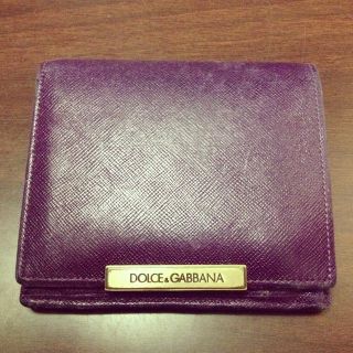 ドルチェアンドガッバーナ(DOLCE&GABBANA)のDOLCE&GABBANA 二つ折り財布(財布)