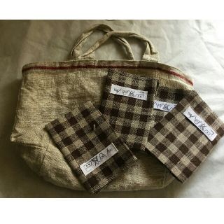 フォグリネンワーク(fog linen work)のfog リネン　バッグ　ハンカチ　クロス　リネンバード　ネストローブ(ハンカチ)