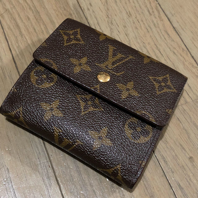 LOUIS VUITTON 　モノグラム wホック 三つ折り   財布