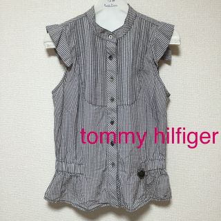 トミーヒルフィガー(TOMMY HILFIGER)のtommy♡袖フリルトップス(シャツ/ブラウス(半袖/袖なし))