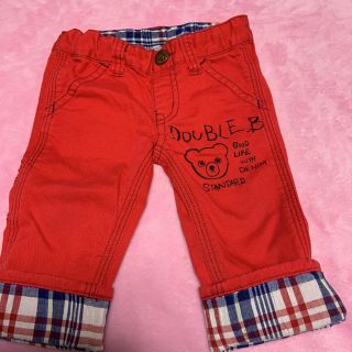 ダブルビー(DOUBLE.B)のミルル様専用。ミキハウス ダブルビー  落書きパンツ 80(パンツ)