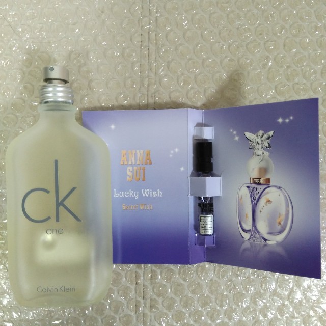 ck Calvin Klein(シーケーカルバンクライン)のカルバンクライン  ck one 香水　ANNA SUI コスメ/美容の香水(ユニセックス)の商品写真