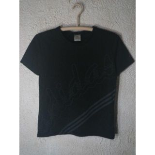 アディダス(adidas)の3488　アディダス　00年代　ビンテージ　国旗タグ　半袖　プリント　tシャツ(Tシャツ(半袖/袖なし))