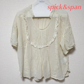 スピックアンドスパン(Spick & Span)のspick&span シルクブラウス(シャツ/ブラウス(半袖/袖なし))