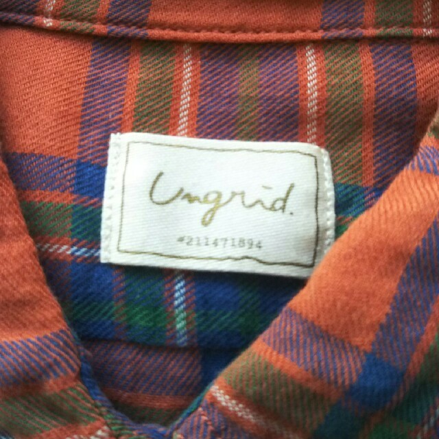 Ungrid(アングリッド)のｱﾝｸﾞﾘｯﾄﾞ マドラスチェックシャツ(長袖) レディースのトップス(シャツ/ブラウス(長袖/七分))の商品写真