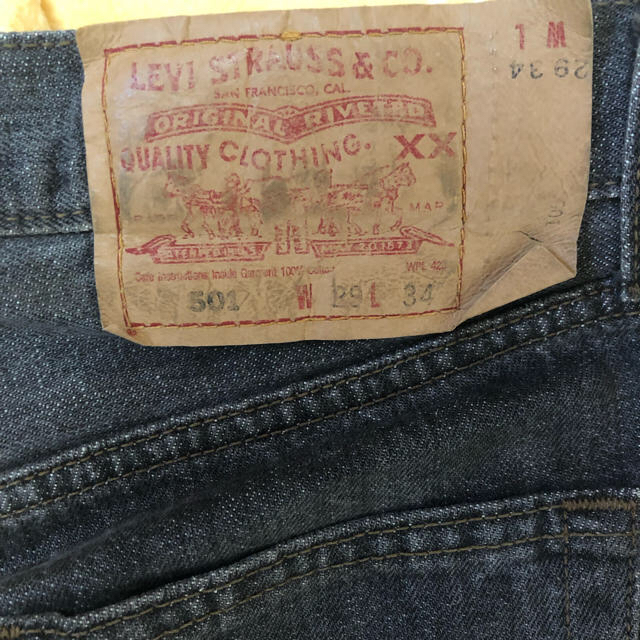 Levi's(リーバイス)の501 ブラック リーバイス メンズのパンツ(デニム/ジーンズ)の商品写真