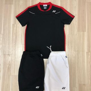 ヨネックス(YONEX)の【！美品！】YONEX メンズ テニスウェア&パンツセット(ウェア)