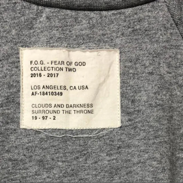 FEAR OF GOD(フィアオブゴッド)のFOG fear of god メンズのトップス(スウェット)の商品写真