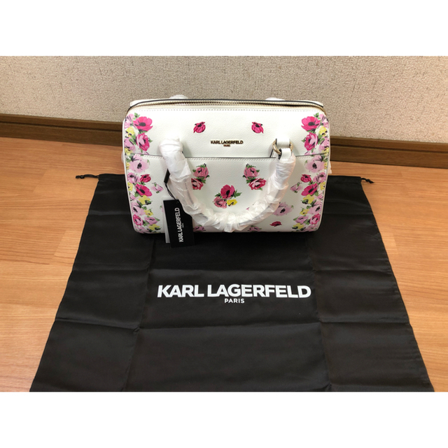 2点専用新品 Karl Lagerfel ショルダーバッグ　ボストンバッグ　花柄